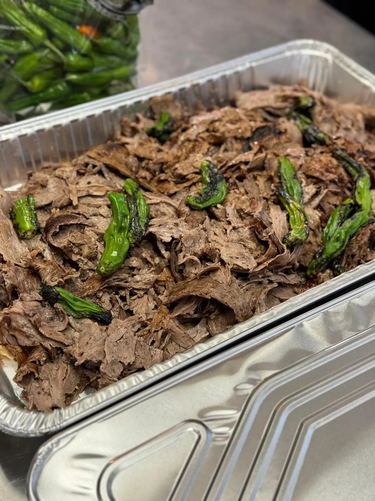 Turkish doner meat prepared for takeout and catering orders at Elite Turkish Cuisine in London Ontario